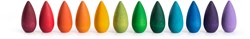 Grapat jouet mandala copo de nieve 12 couleurs set en bois