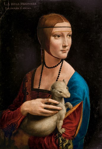 Castorland Art Collection - Lady with the Ermine, Leonardo da Vinci - 1000 Teile