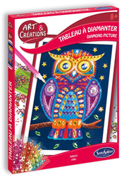 Sentosphère Diamond Canvas Chouette kit créatif peinture animaux