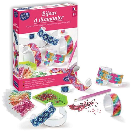 Sentosphère Diamond Painting Bijoux coffret créatif pour enfants