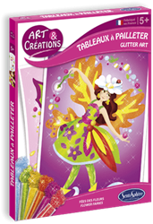 Sentosphère kit créatif fées à paillettes pour enfants - jouet créatif
