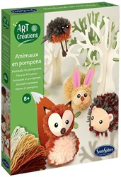 Sentosphère kit créatif pompons animaux de la forêt - fabriquer des animaux
