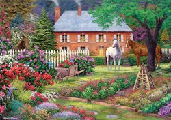 Art Puzzle Chuck Pinson - Equestrian Garden -  Teile