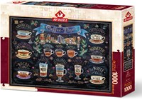 Art Puzzle puzzle Coffee Time - 1000 pièces plaisir coloré-2