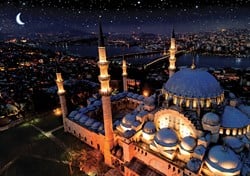 Art Puzzle Puzzle Neon - Blaue Moschee - 1000 Teile