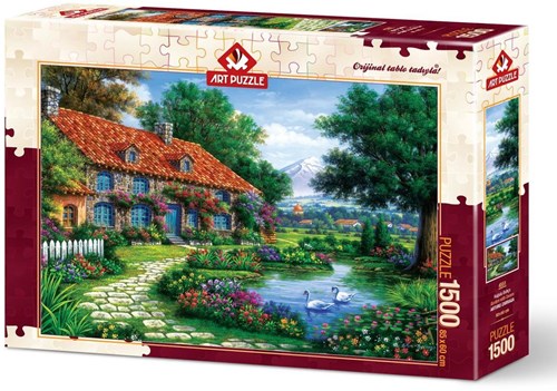 Art Puzzle puzzle The Garden - 1500 pièces puzzle paysage-2