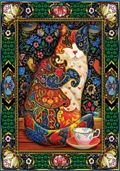 Art Puzzle puzzle The Royal Cat - 1000 pièces - chat royal coloré