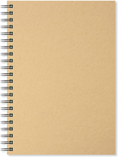 Artgecko carnet de croquis A3 spirale kraft blanc 150g 40 feuilles FSC