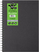 Artgecko carnet de croquis A4 gris 220g spirale papier à dessin durable