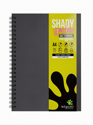 Artgecko carnet de croquis A4 spirale multi couleur 220g 40 feuilles dessin