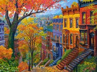 Castorland puzzle Autumn City Hill - 3000 pièces plaisir du puzzle