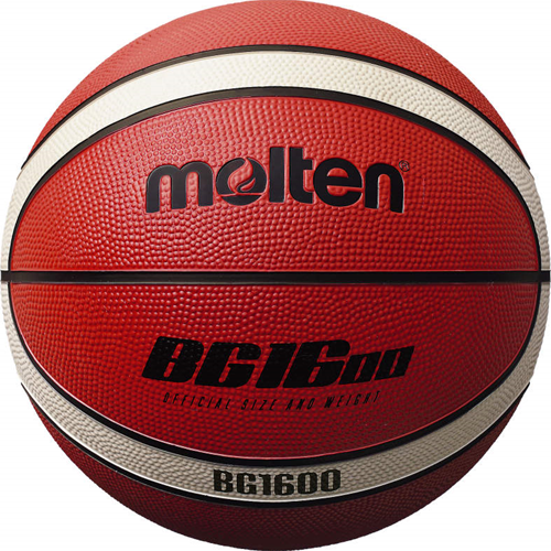 Molten ballon de basket caoutchouc 1600 taille 7 - ballon d'entraînement indoor outdoor