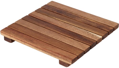 Home & Styling dessous de verre bois d'acacia 18x18cm durable