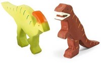 Tikiri jouet dino caoutchouc naturel Parasaurolophus bébé-3