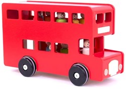Bajo bus scolaire en bois jouet bus bois durable