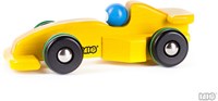 Bajo_geel_houtenracewagen