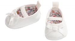 Heless chaussures de poupée ballerine blanc 38-45 cm - accessoires poupée
