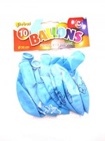 Globos ballons garçon bleu - ballons de naissance latex 10 pièces