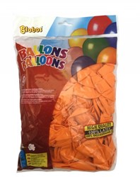 Globos ballons orange - 100 pièces décoration de fête en latex