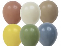 Globos ballons vintage - set décoration fête 12 pièces