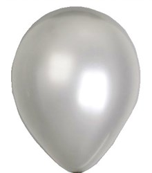 Globos ballons jouet argent métallisé 25 pièces décoration fête