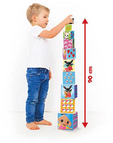 Bambolino Toys Bing cubes à empiler - jouet éducatif 10 pièces-3