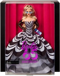 Mattel Barbie poupée de mode anniversaire 65 ans - édition collectionneur avec accessoires