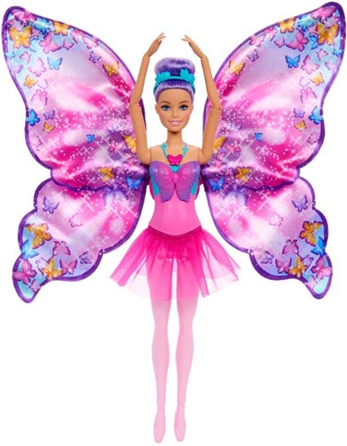Mattel Barbie poupée danse et papillon poupée de mode avec ailes de papillon-2