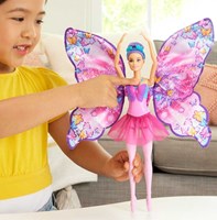 Mattel Barbie poupée danse et papillon poupée de mode avec ailes de papillon-3