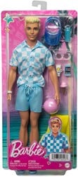 Mattel Barbie Ken poupée de plage Malibu avec accessoires - Poupée mannequin