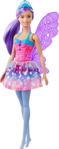 Barbie Pop Dreamtopia Fee Paars Haar en Vleugels