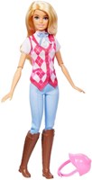 Mattel poupée Barbie Malibu - poupée mode avec tenue d'équitation et casque-2