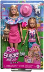 Mattel poupées Barbie coffret aventure d'été avec Stacie et chiots