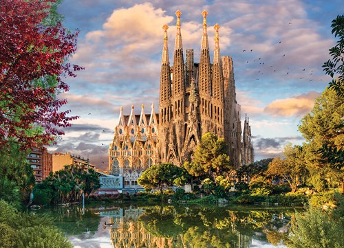 Eurographics puzzle Sagrada Familia Barcelone 1000 pièces architecture