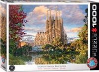 Eurographics puzzle Sagrada Familia Barcelone 1000 pièces architecture-2