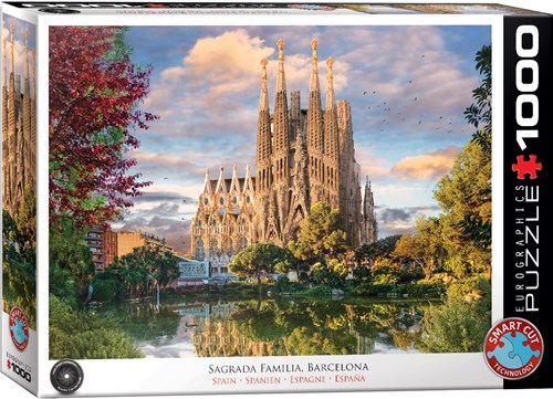 Eurographics puzzle Sagrada Familia Barcelone 1000 pièces architecture-2