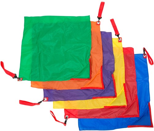 Spordas drapeaux de rythme lot de 6 - drapeaux de danse colorés pour enfants