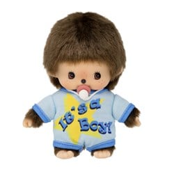 Monchhichi peluche Bebichhichi grenouillère garçon poupée 16cm