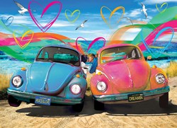 Puzzle Eurographics VW Beetle Love - Parker Greenfield - 1000 pièces