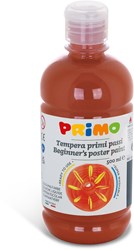 Peinture pour poster Primo Beginners prête à l'emploi, flacon de 500 ml avec bouchon flow cap, sienne brûlée