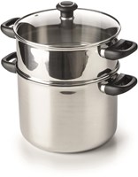 Beka couscoussière avec couvercle 24cm casserole inox cuisine