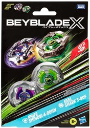 Hasbro Beyblade X jouet Knife Shinobi Keel Shark set