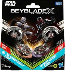 Hasbro Beyblade X Star Wars coffret Mandalorian vs Moff Gideon