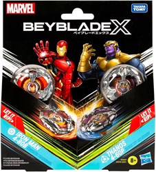 Hasbro Beyblade X Marvel Thanos Iron Man Set - Toupies de combat jouet