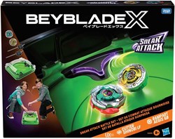 Hasbro Beyblade X Sneak Attack Battle Set - coffret de jeu avec toupies et lanceurs