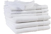 Baddoek zilver grijs 60x110cm 550 gr 6st