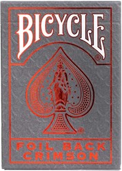 Cartamundi Bicycle vélo feuille Metalluxe rouge