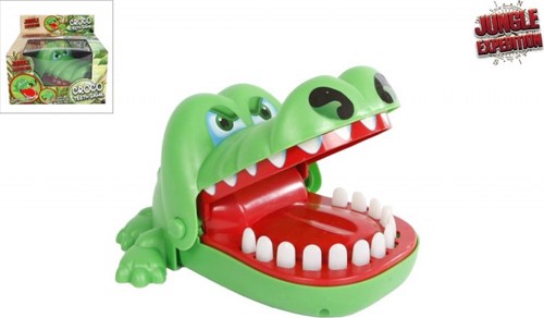 Jeu crocodile mordant Jungle Expedition jouet crocodile 16x13,5x8,5cm-2