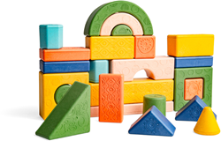 Tiger Tribe blocs bio coffret de construction deluxe - jouet écologique