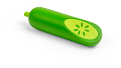 BigJigs jouet concombre légume en bois pour cuisine enfant